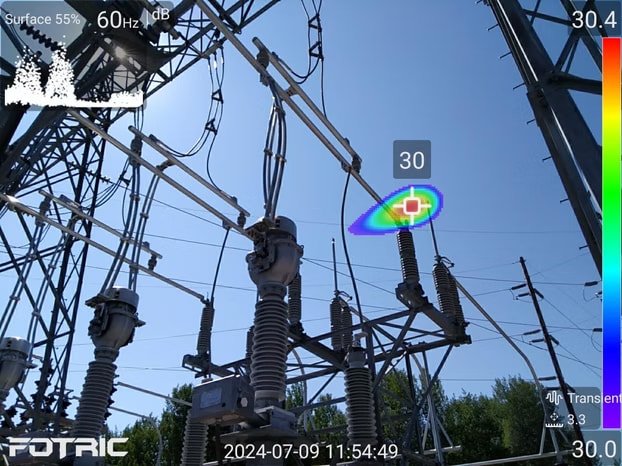 Fortic Acoustic Camera in use during an industrial inspection by GISL